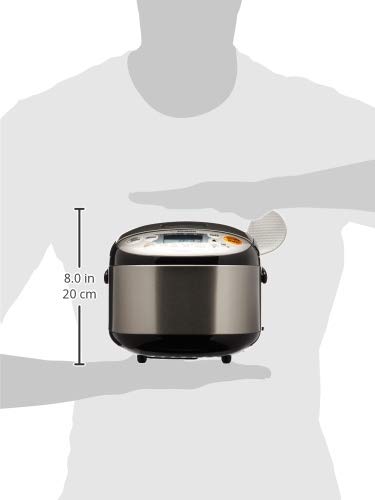 Zojirushi Rice Cooker & Warmer. 3-Cups. Stainless Black