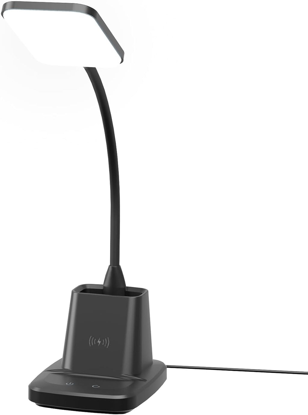 Wireless Charger Small Desk Lamp with Pen Holder