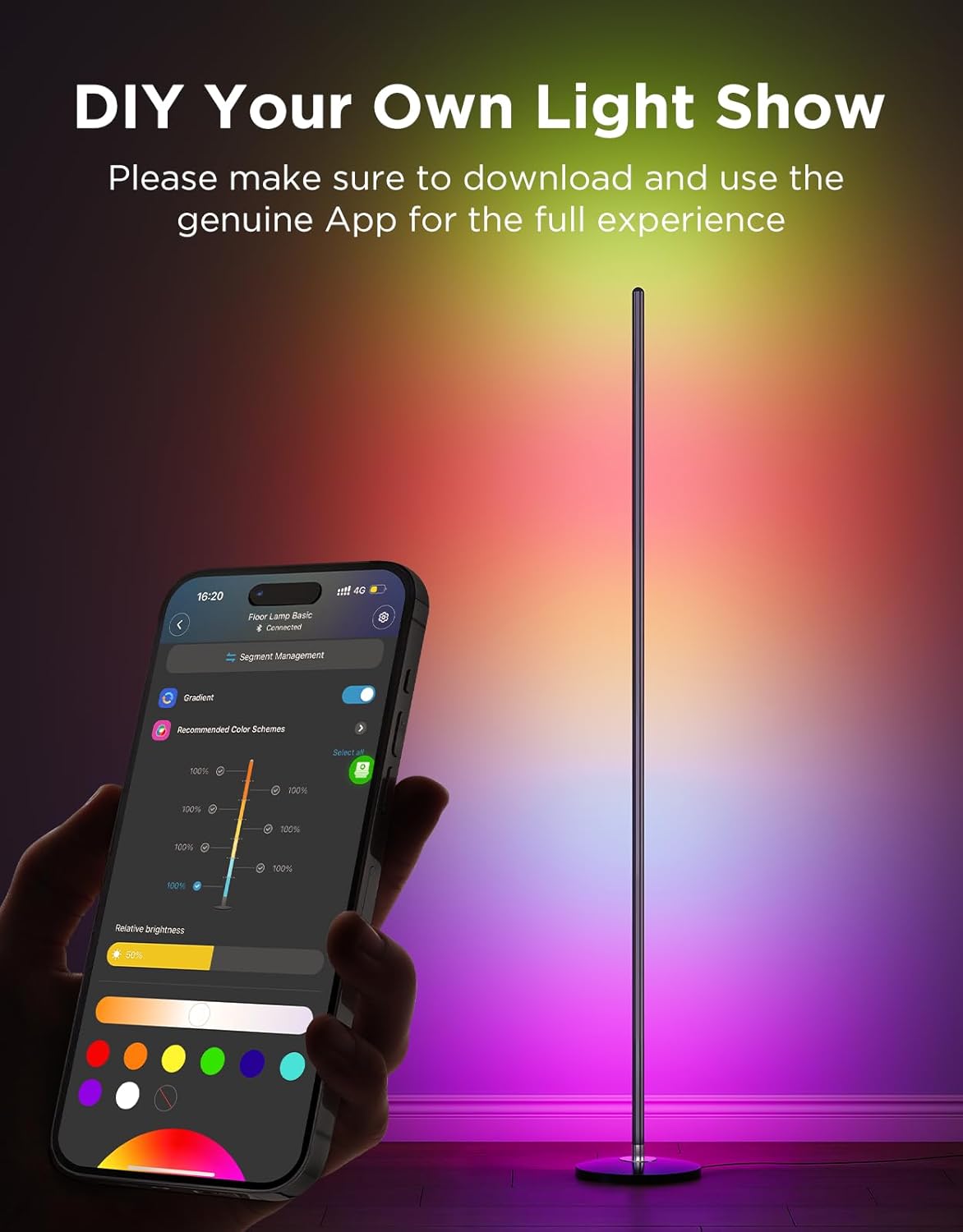 LED Corner Lamp Compatible with SmartThings