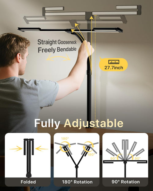 42 LED Desk Lamp with Clamp