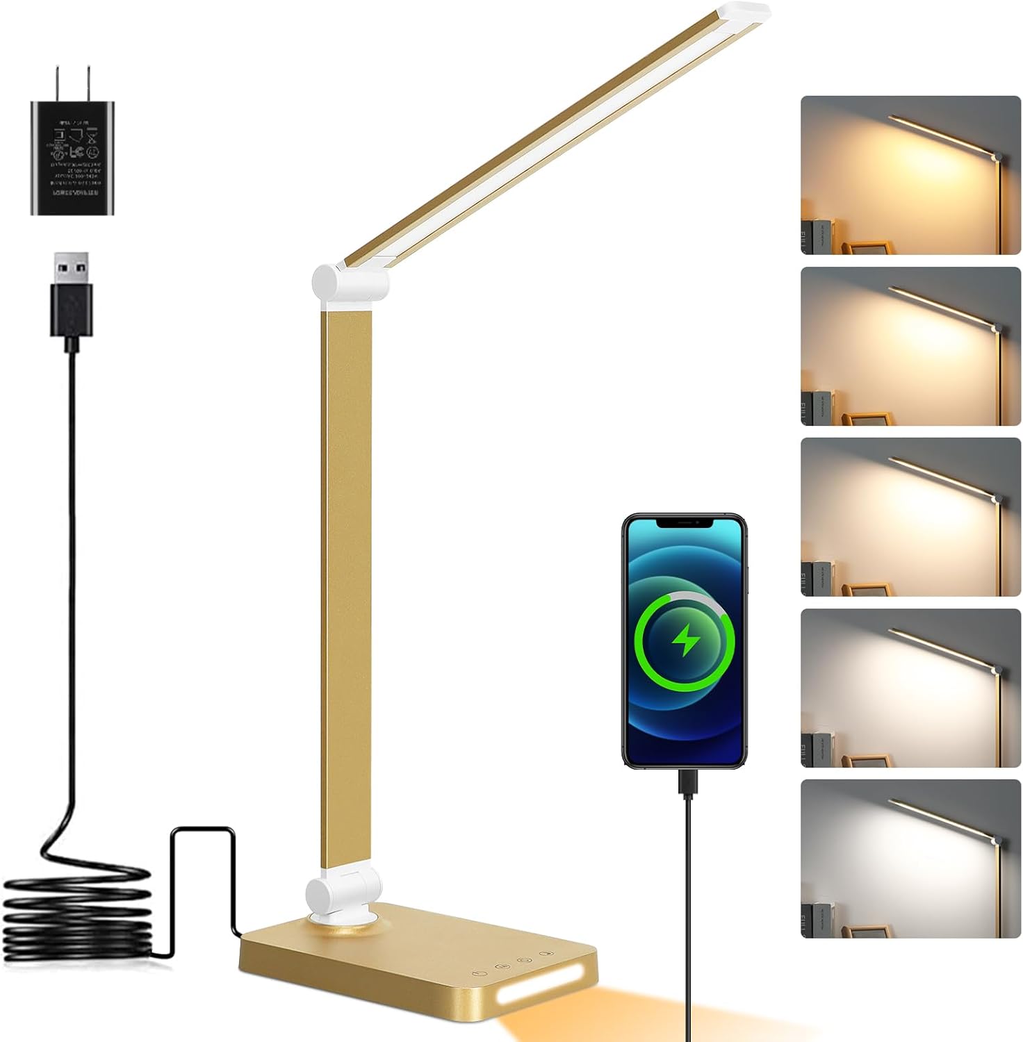 LED Desk Lamp with USB Port