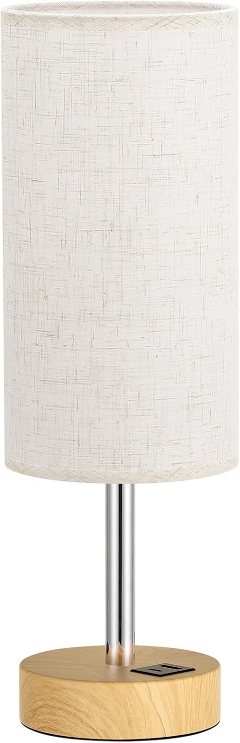 Bedside Table Lamp with USB