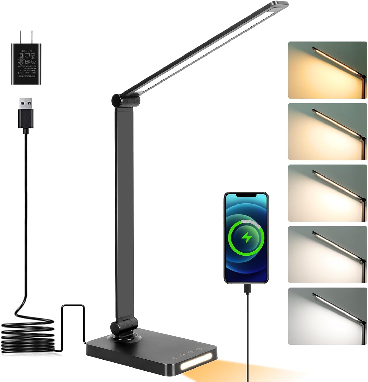 LED Desk Lamp with USB Port