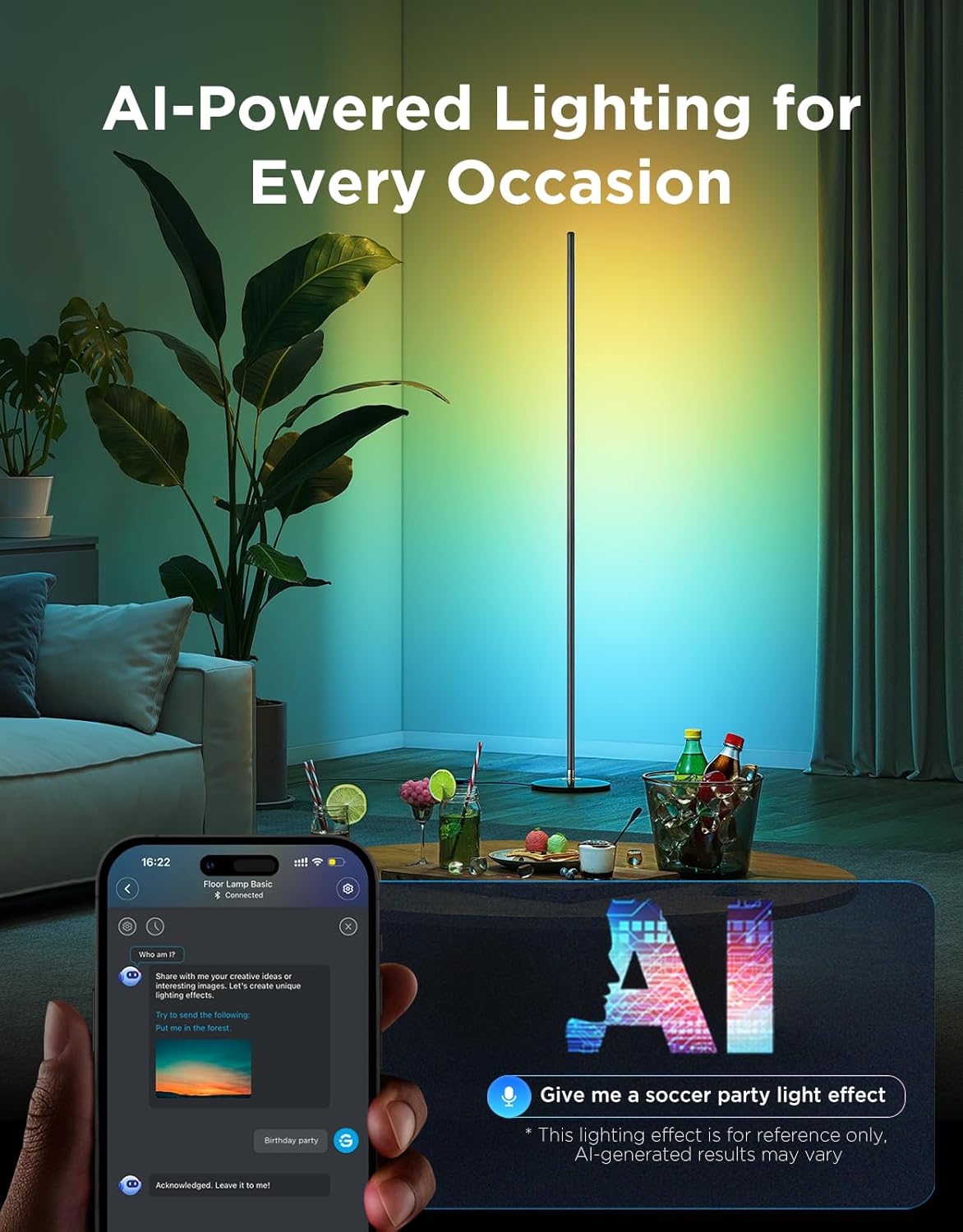 LED Corner Lamp Compatible with SmartThings