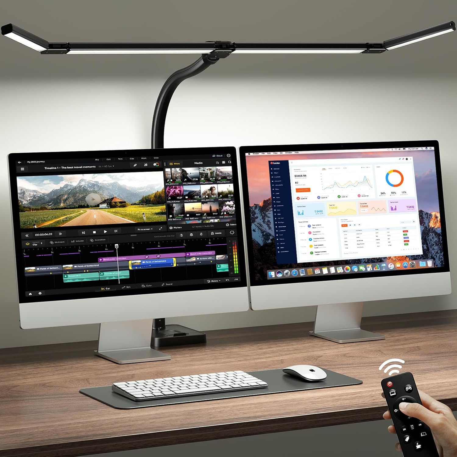 42 LED Desk Lamp with Clamp