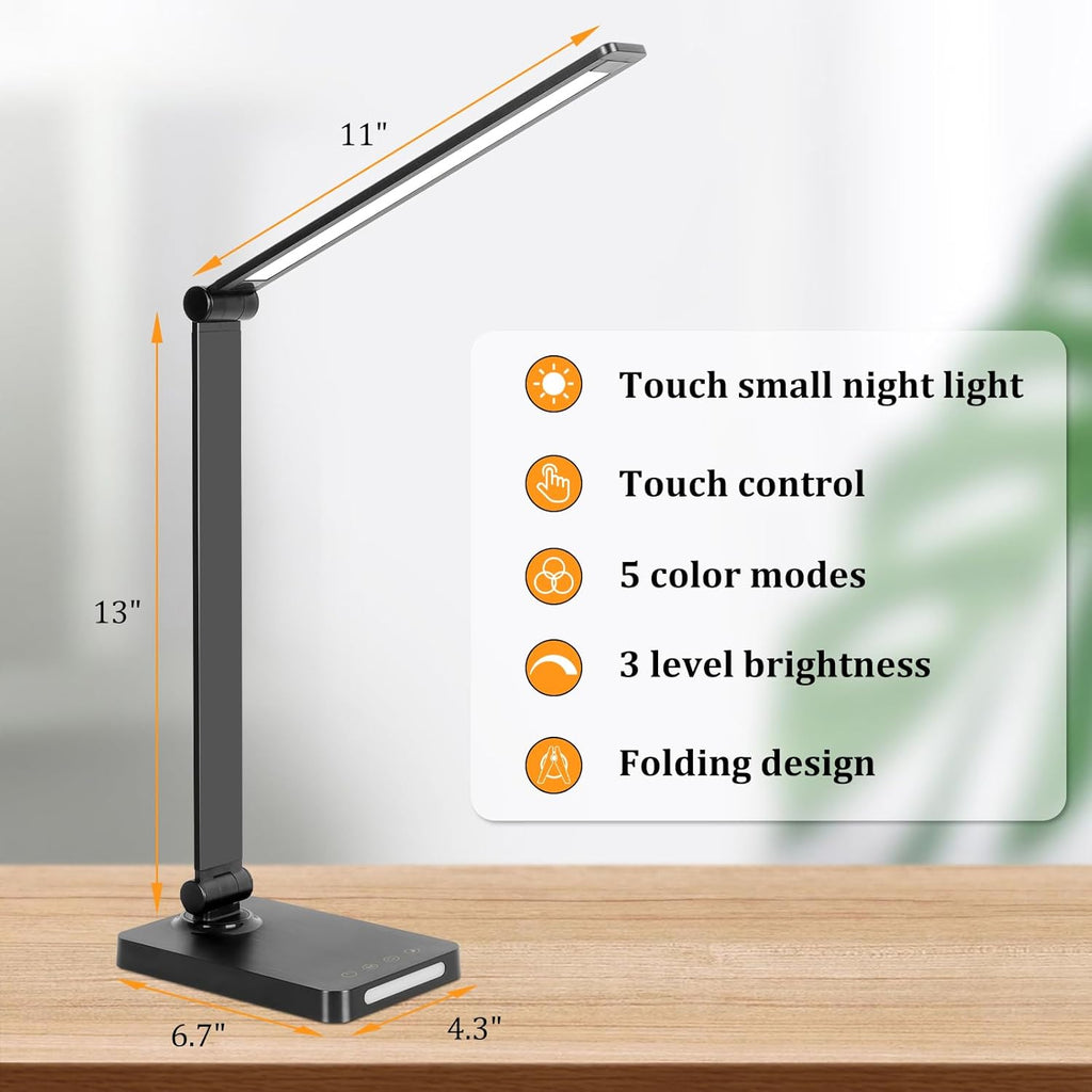 LED Desk Lamp with USB Port