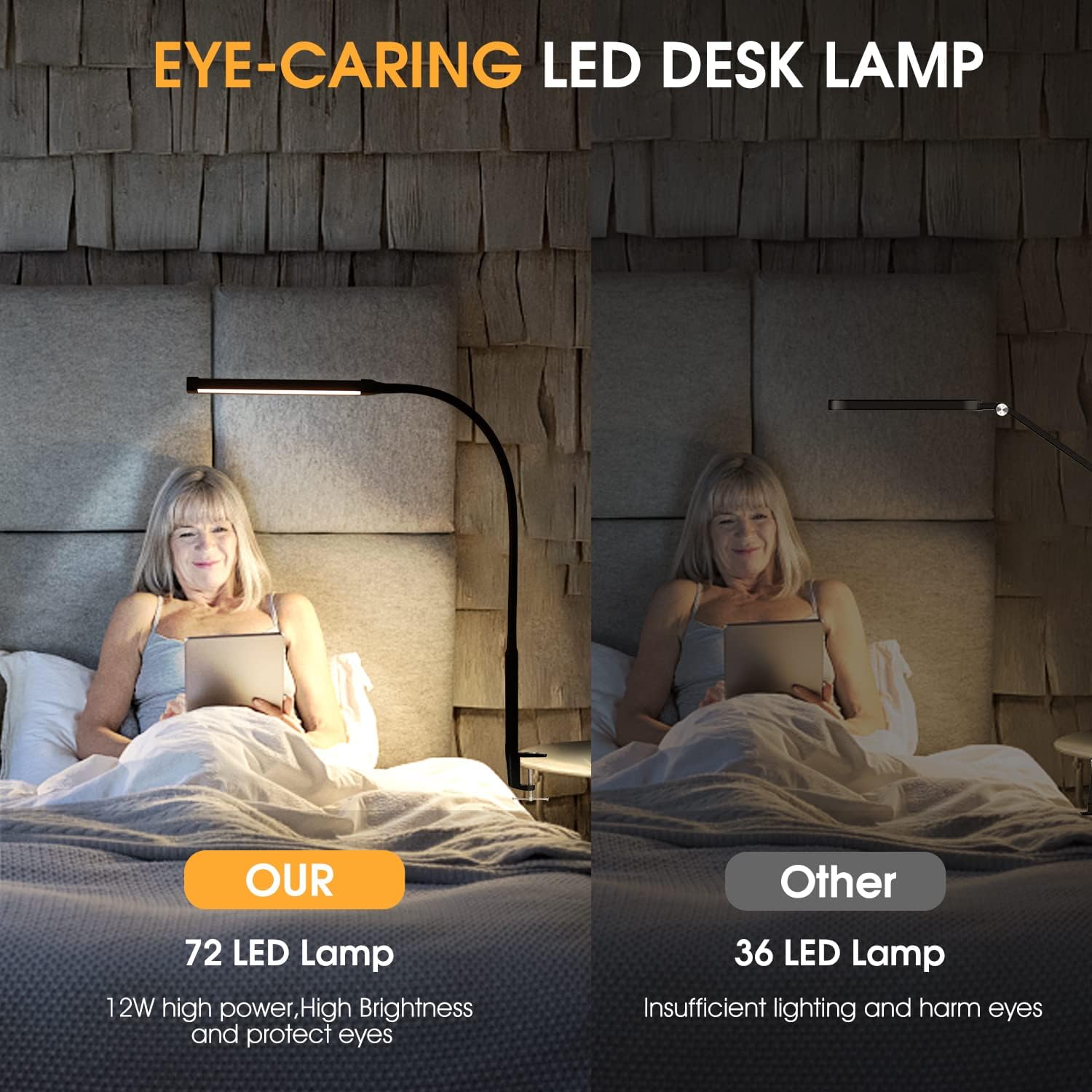 LED Desk Lamp with Clamp
