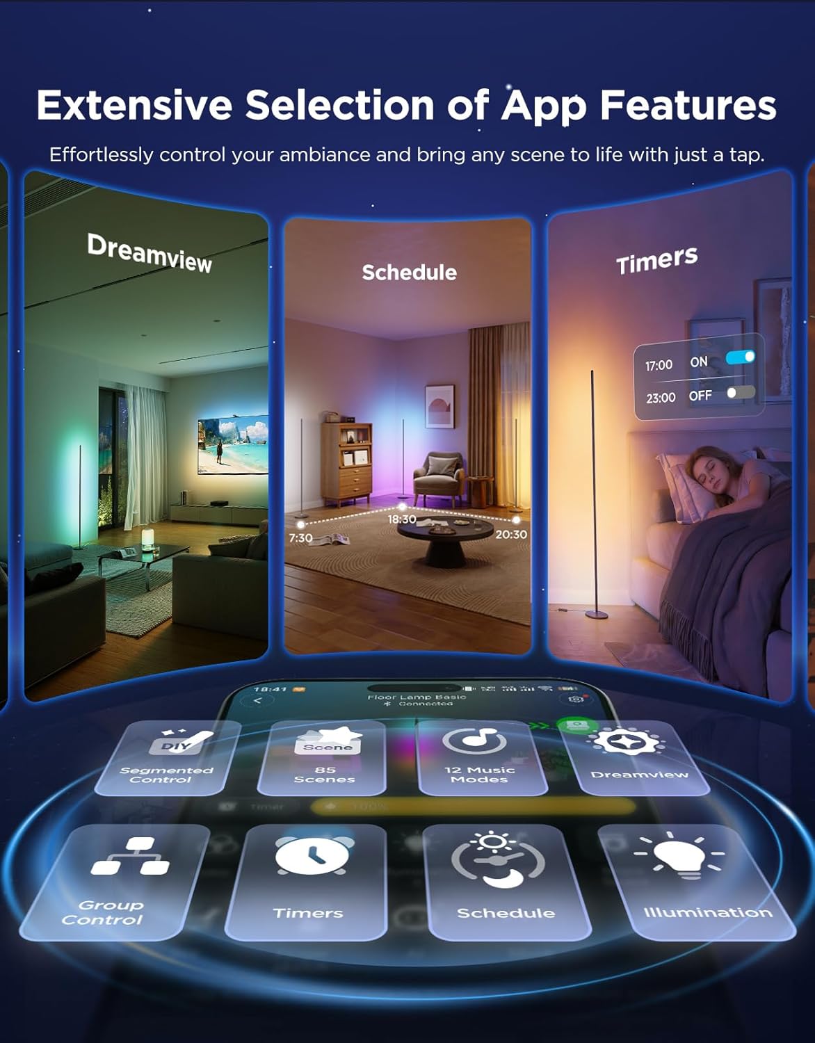 LED Corner Lamp Compatible with SmartThings