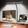 Eye-Caring Desk Light with Stepless Dimming Adjustable Flexible Gooseneck
