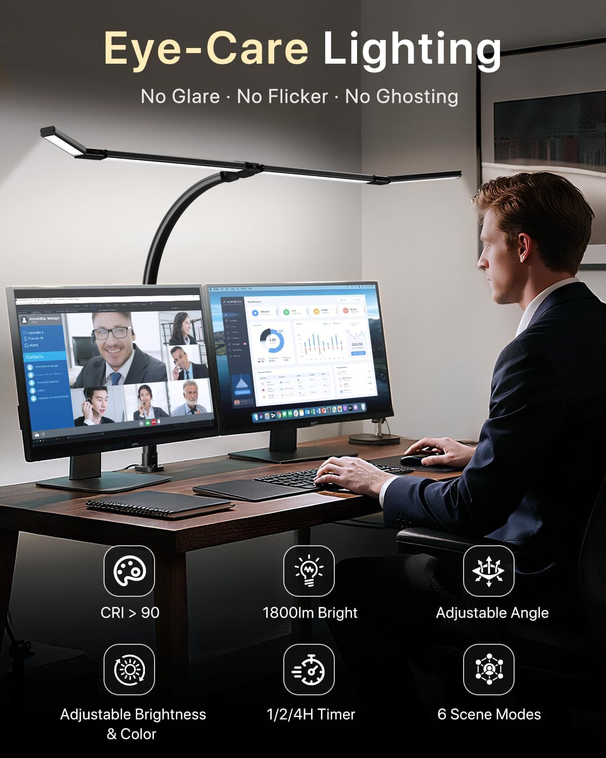 42 LED Desk Lamp with Clamp