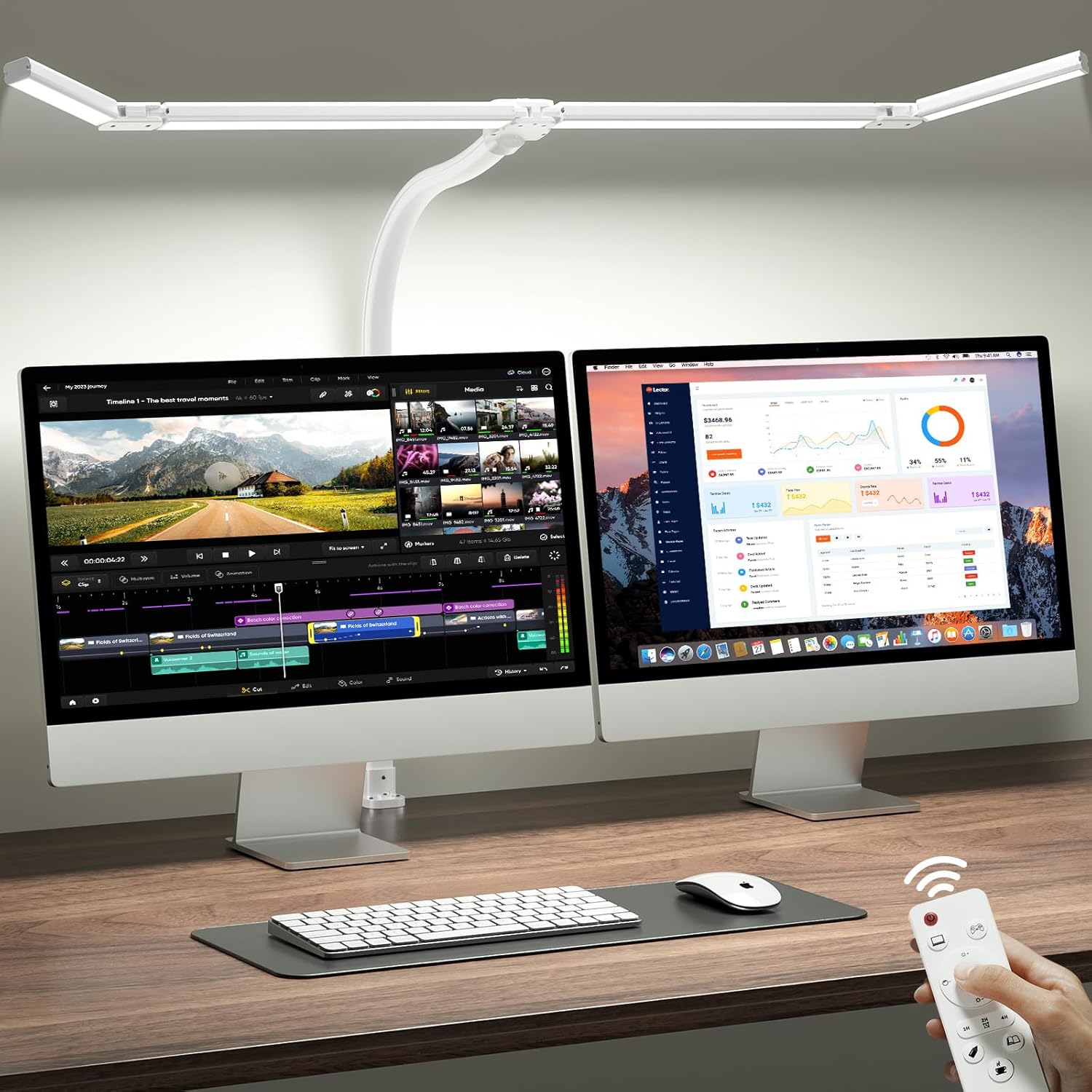 42 LED Desk Lamp with Clamp