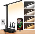 LED Desk Lamp with Power Strip
