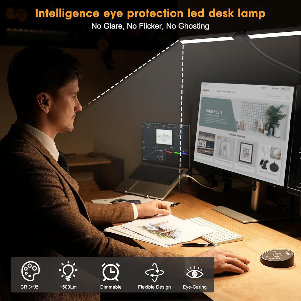 Led Desk Lamp for Office Home - Eye Caring Architect lamp