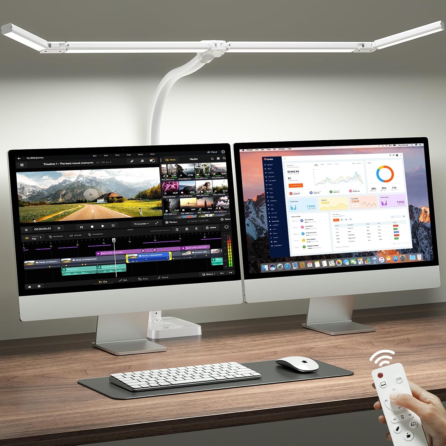 42 LED Desk Lamp with Clamp