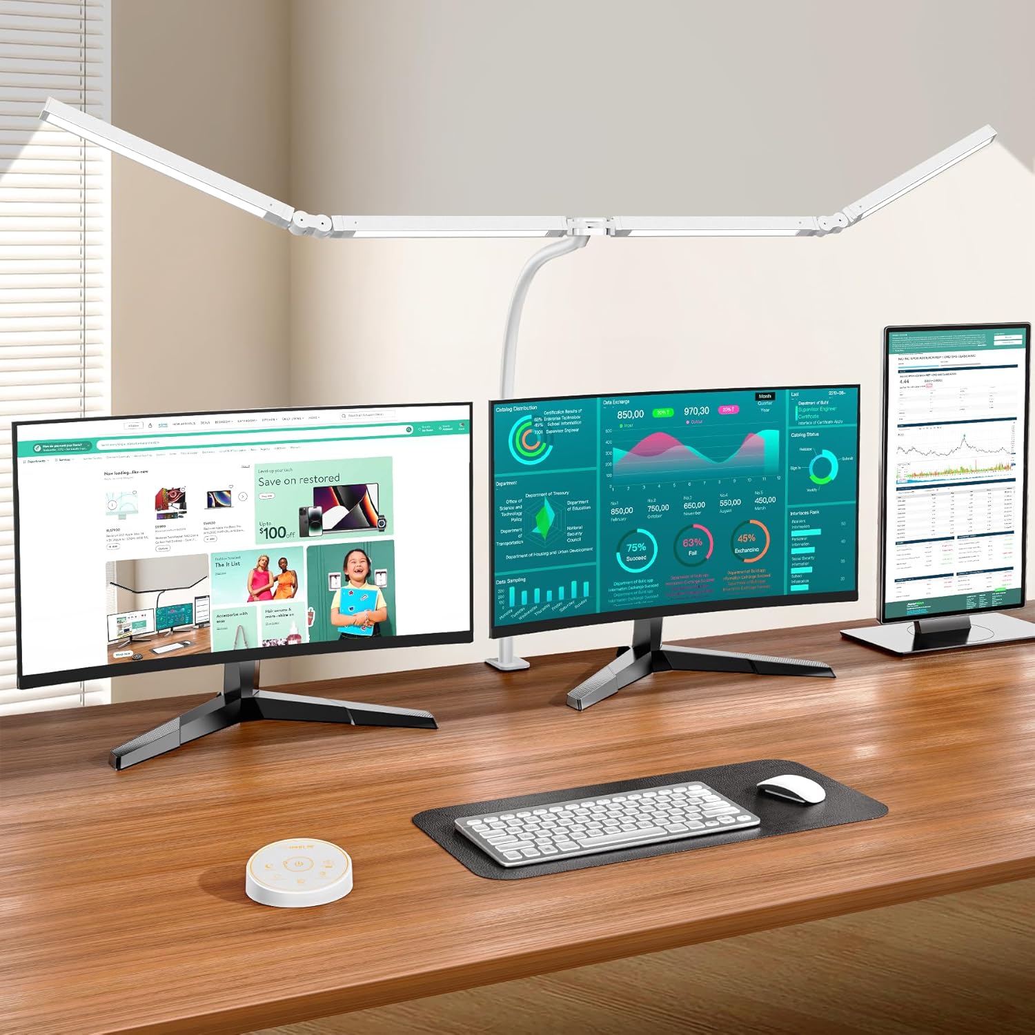 Led Desk Lamp for Office Home - Eye Caring Architect lamp