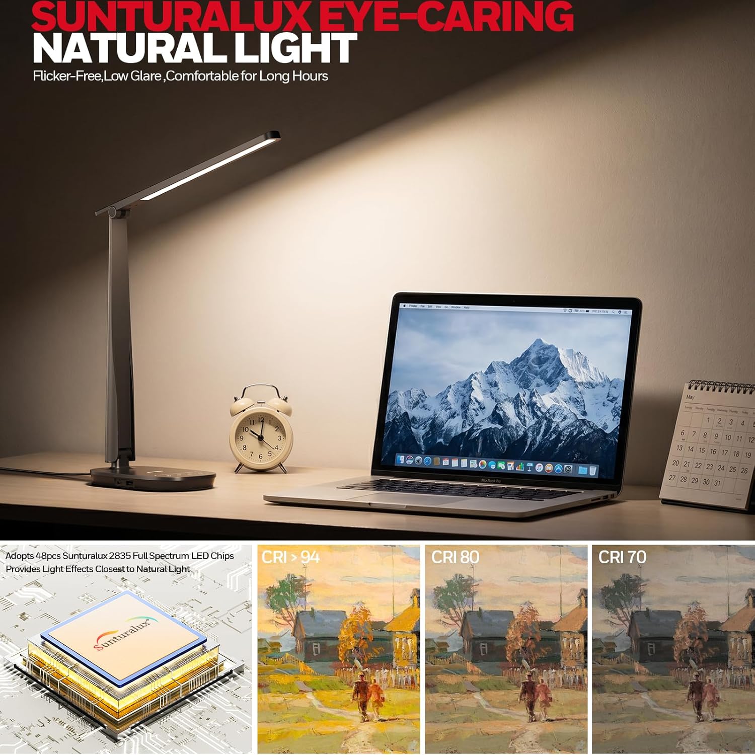 LED Desk Lamp for Home Office