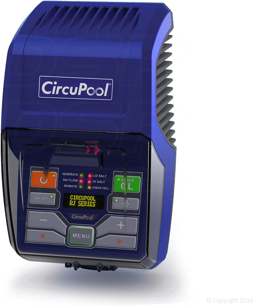 Complete Salt Water Chlorination System for Swimming Pools | Titanium Cell & 7 Year Manufacturer Warranty | No DIY Install Penalty.