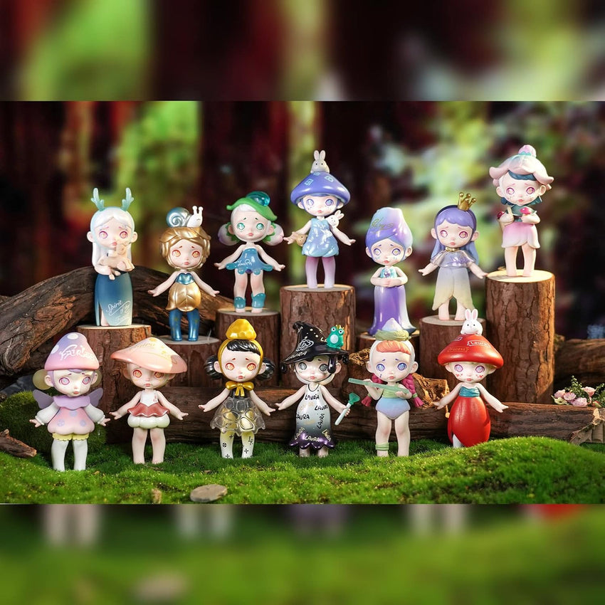 12-Pack Blind Box. Fashion Trendsetters Series Cute Blind Box Action Figures Popular Collectible Toys Birthday Halloween Christmas Gifts