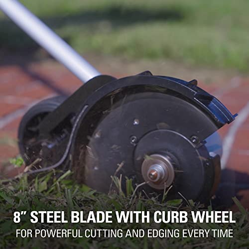 40V 8 Brushless Edger. 4.0Ah USB Battery and Charger Included